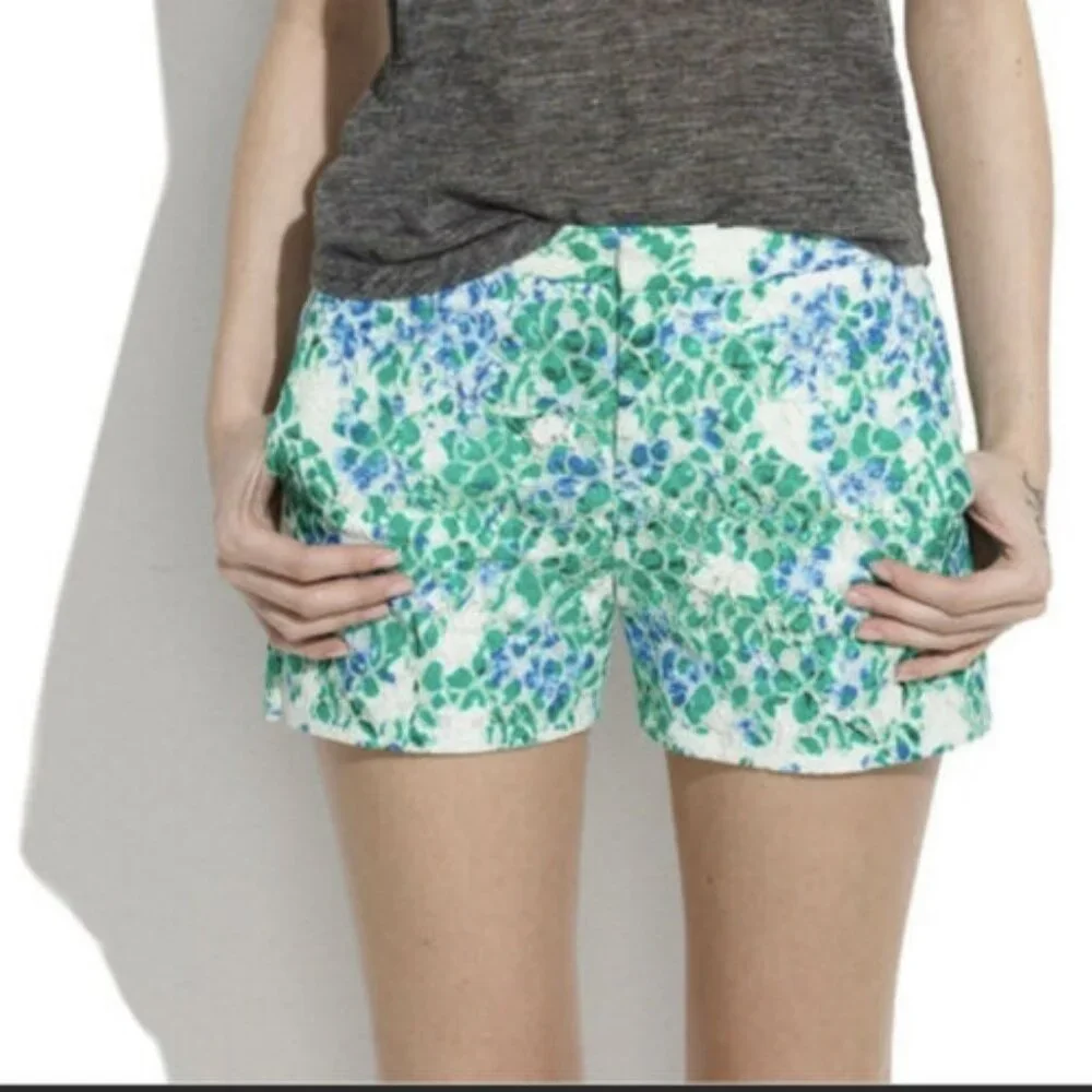 Madewel Lacebloom Lace Overlay Floral Shorts Size 6